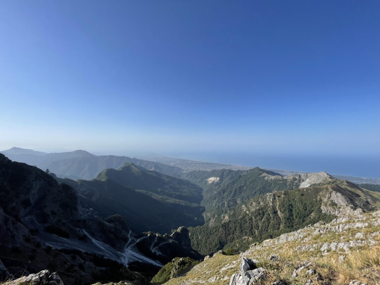 Panorama dalle Alpi Apuane